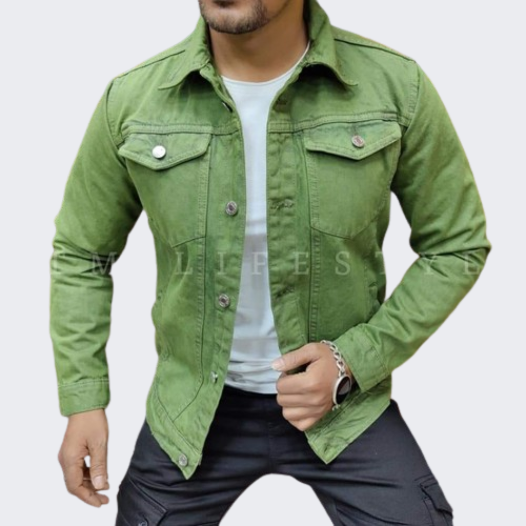  Men Skinny Western Denim Jacket, Flash Sale, null, null, price: 499.0 BDT, in Dhaka Bangladesh