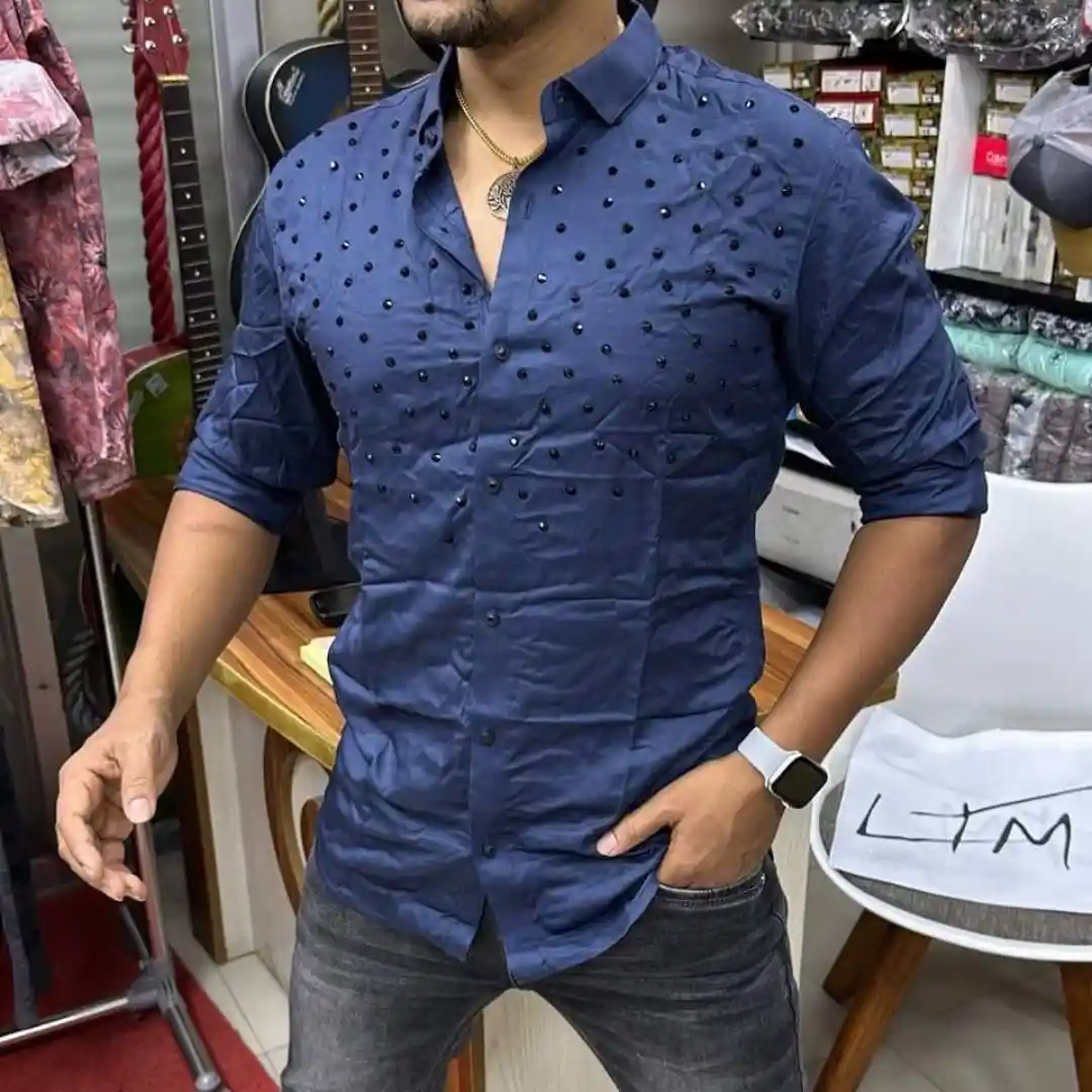  Luxury Stone Design Party Shirt for Men, LTM Life Style, null, null, price: 1650.0 BDT, in Dhaka Bangladesh
